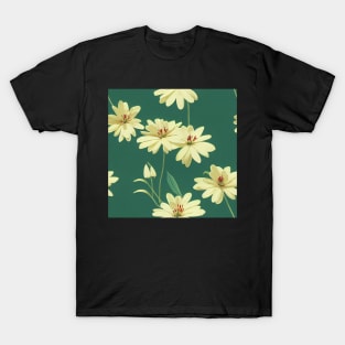 Beautiful Stylized Yellow Flowers, for all those who love nature #183 T-Shirt